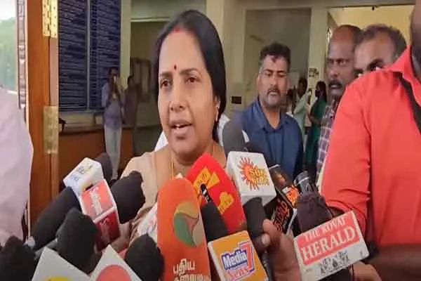 vanathi srinivasan press meet in coimbatore collector office  