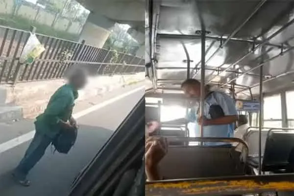 issue on elderly man City bus driver and conductor suspended