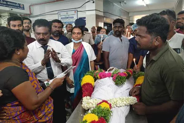 Virudhunagar dt Sattur Mattamalai  labor Ramar  organs donated