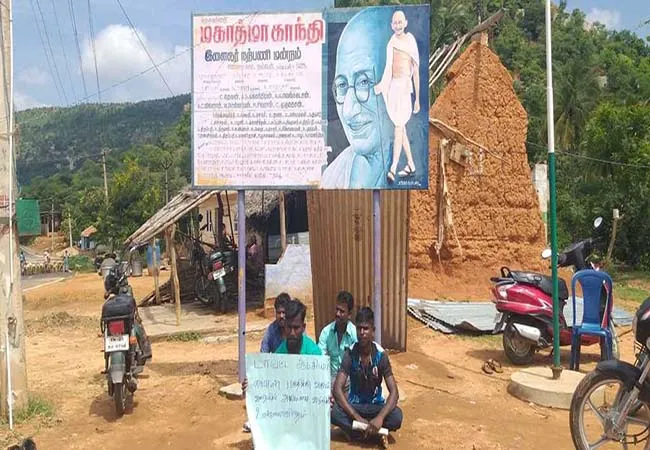  Smuggling rice and booze not take action in govt and police youngsters fasting strike  