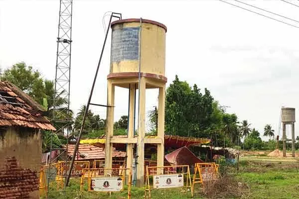 Drinking water well incident for Villupuram dt Kanjanur Vikravandi 