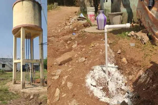 pudukkottai vengaivayal issue new water tank construction work started 