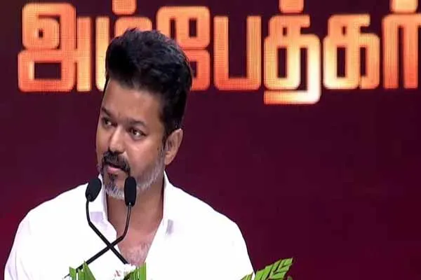  KP Munusamy says they  feel the pressure on Thirumavalavan as Vijay said