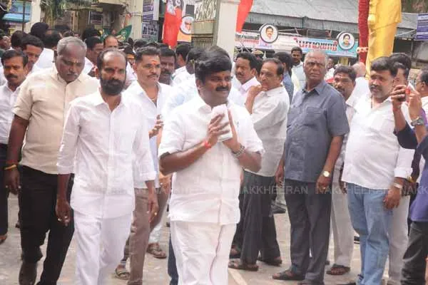 Former Minister C. Vijayabaskar appears in court