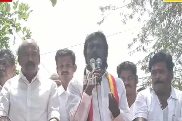 DMDK candidate Vijaya Prabhakaran speech at election campaign