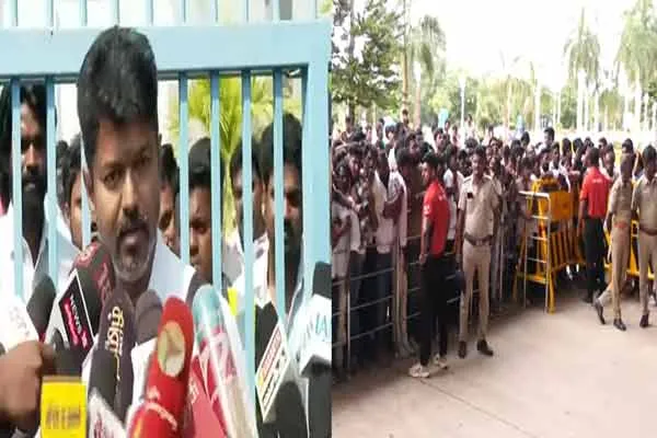 Action taken against the policeman who went to see Vijay after calling him an emergency!