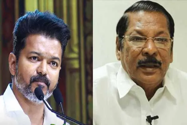  RS Bharathi criticizes vijay