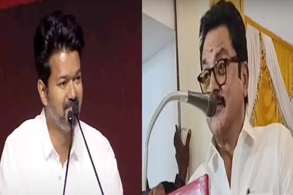 sarathkumar criticizes TVK leader vijay