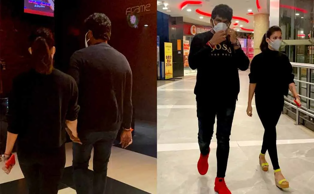 nayanthara vignesh shivan watched rockey movie theatre