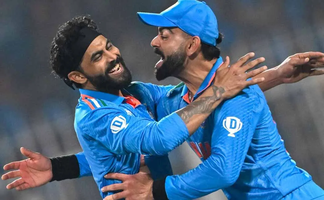 Great victorGreat victory India vs south africa worlcup cricket update Jadeja five wicket hauly for India! Jadeja reached a new peak