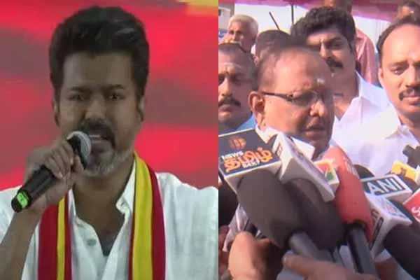 Minister Raghupathi says vijay party is bjp c team