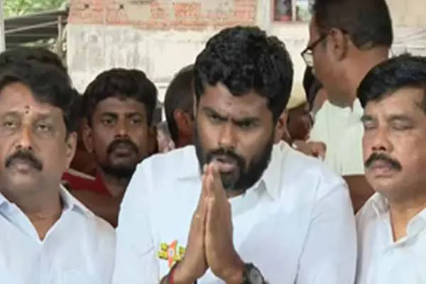 Government should arrange to pay homage by keeping Vijayakanth's in Rajaji Arena  Annamalai