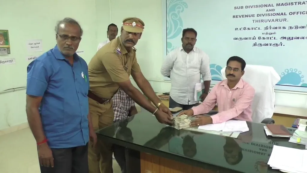 We have 56 lakhs so far. Thiruvarur district flying force!