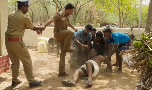 police attack