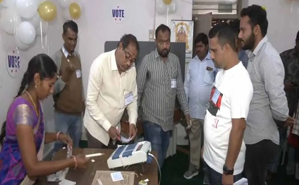 Voting has started in Telangana