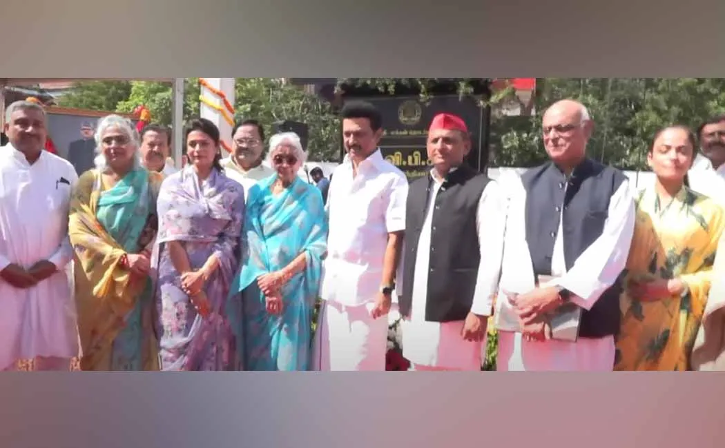 Ex-Prime Minister VP Singh statue opening