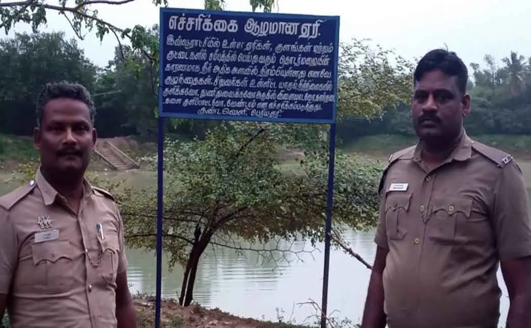 Public Works and Police put up warning signs in 110 places
