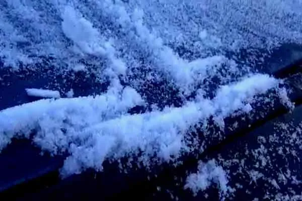 Record temperature of '0.8' degrees Celsius in ooty
