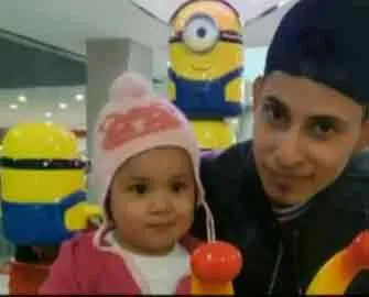 Tragedy for father and child... A heartbreaking photo!