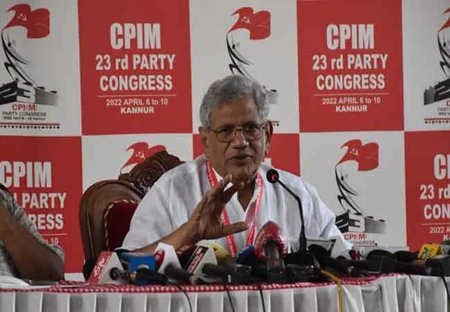 Sitaram Yechury re-elected National General Secretary of Marxist Communist Party
