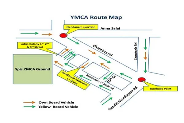  A concert by an international singer Traffic change in Chennai