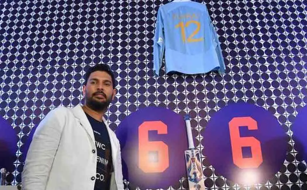 yuvraj singh posted a video with his indian team jersy