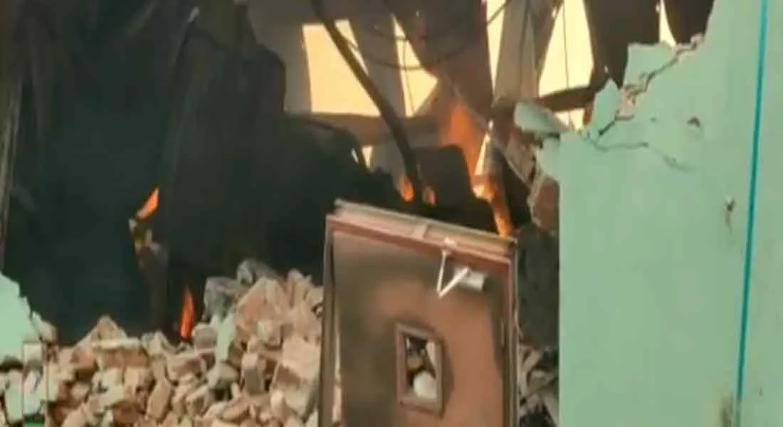  Cigarette warehouse fire at Cholavaram