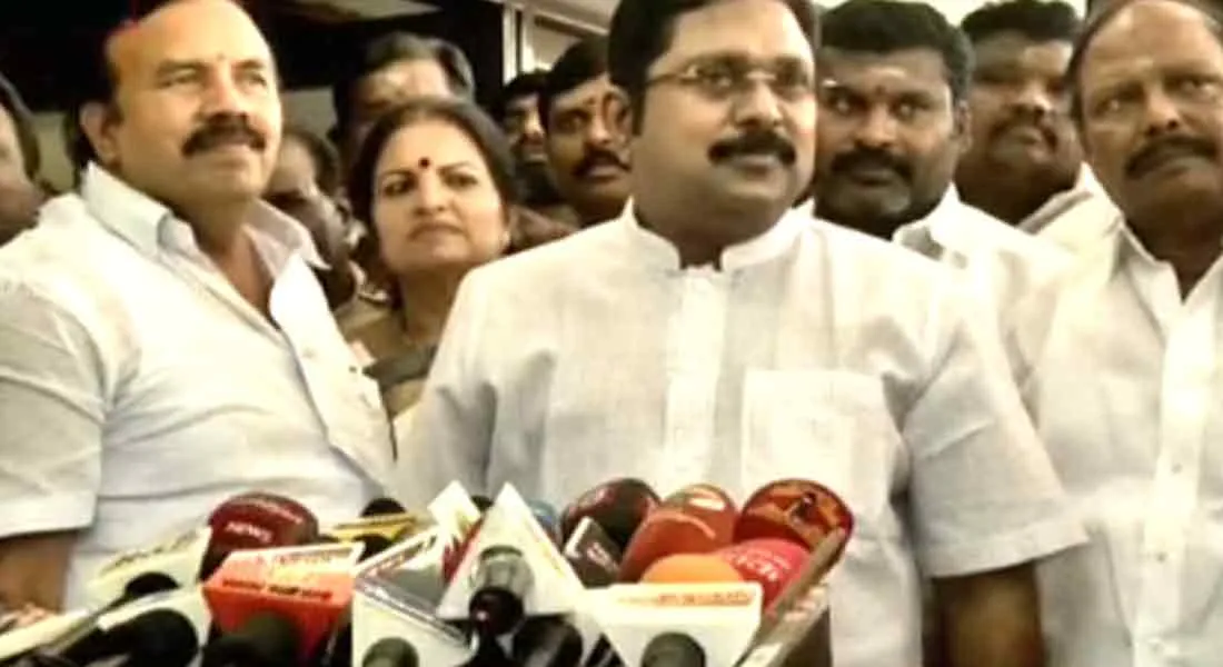 ttv dhinakaran interview 