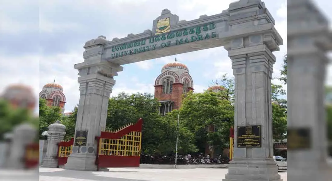 University is Not a Place for Sexual Harassment!- Circular of the University of Madras