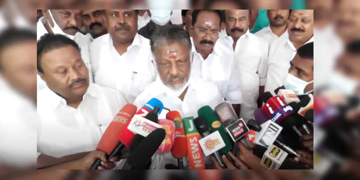ops press meet in madurai 