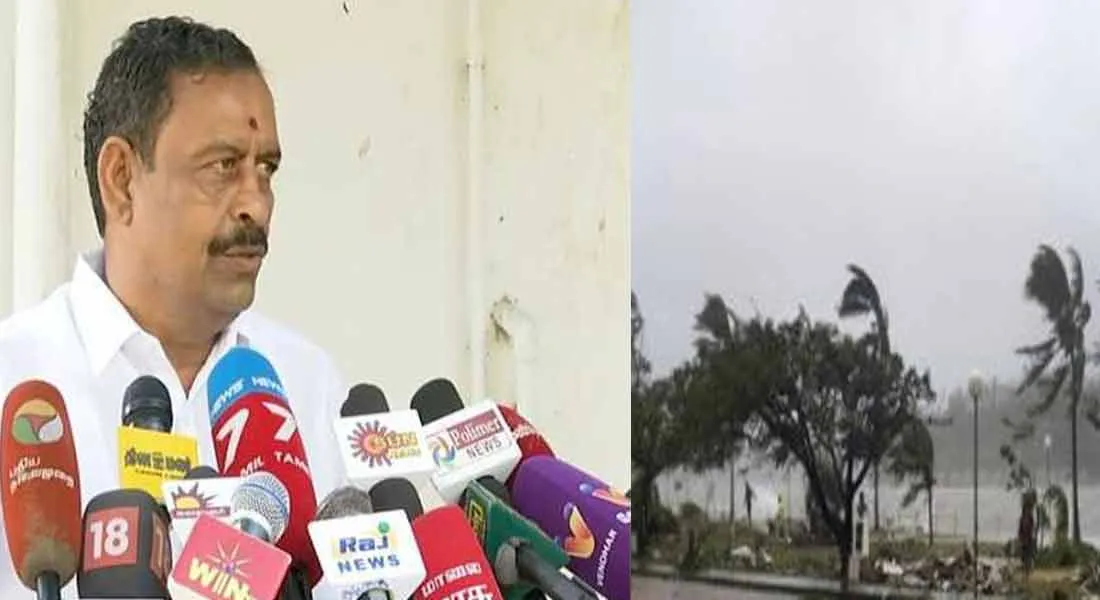 Only 181 villages in Nagapattinam district have been affected by Kajapalai; Minister OMMayan has been refusing to get tense again