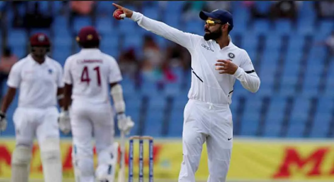  Windies collapses at Indian pace Bumrah made 5 wickets !!
