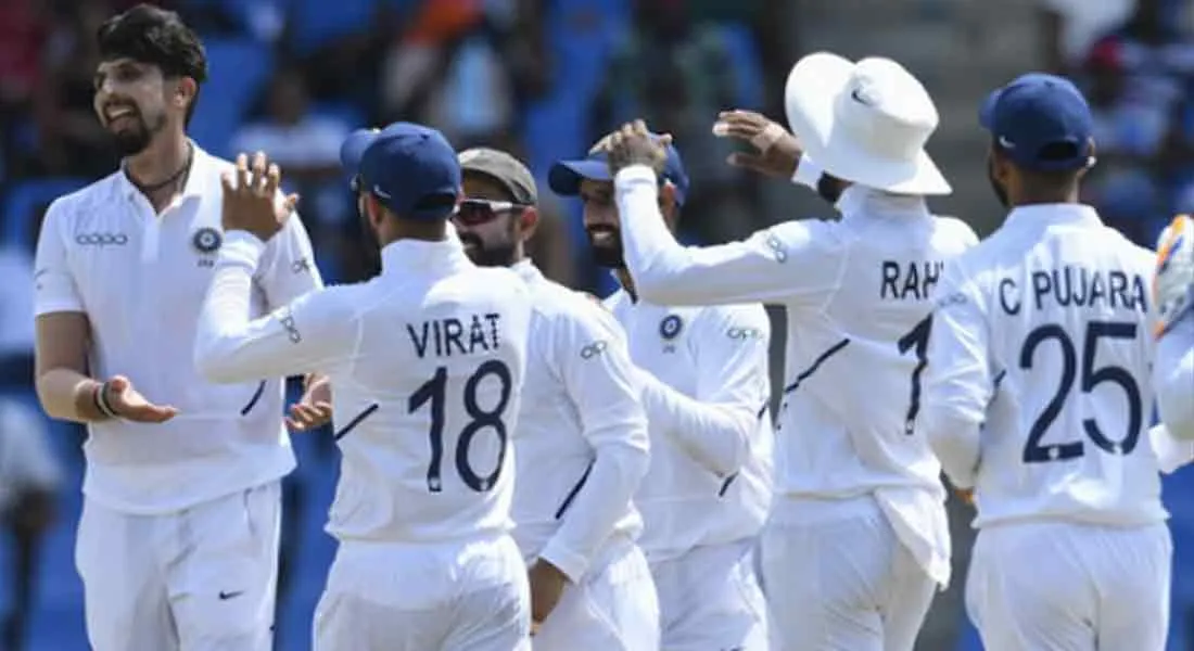  Windies collapses at Indian pace Bumrah made 5 wickets !!