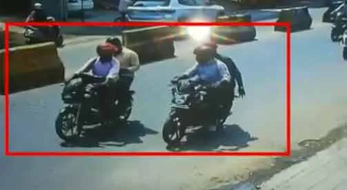   Turning the CCTV back and breaking the car's glasses and theft money in chennai 