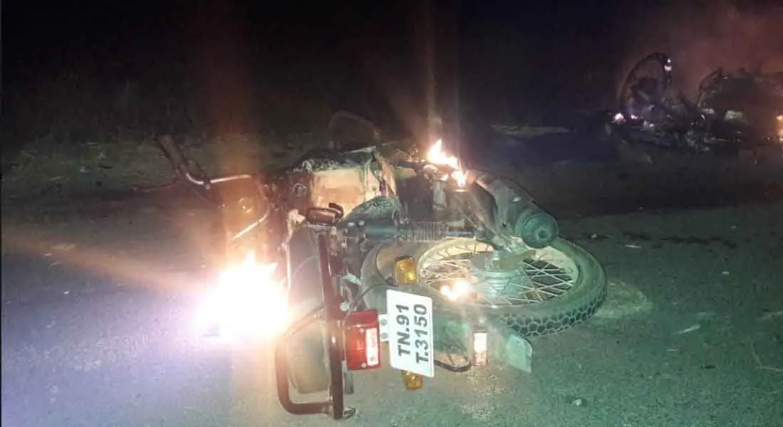 bike accident near cuddalore 