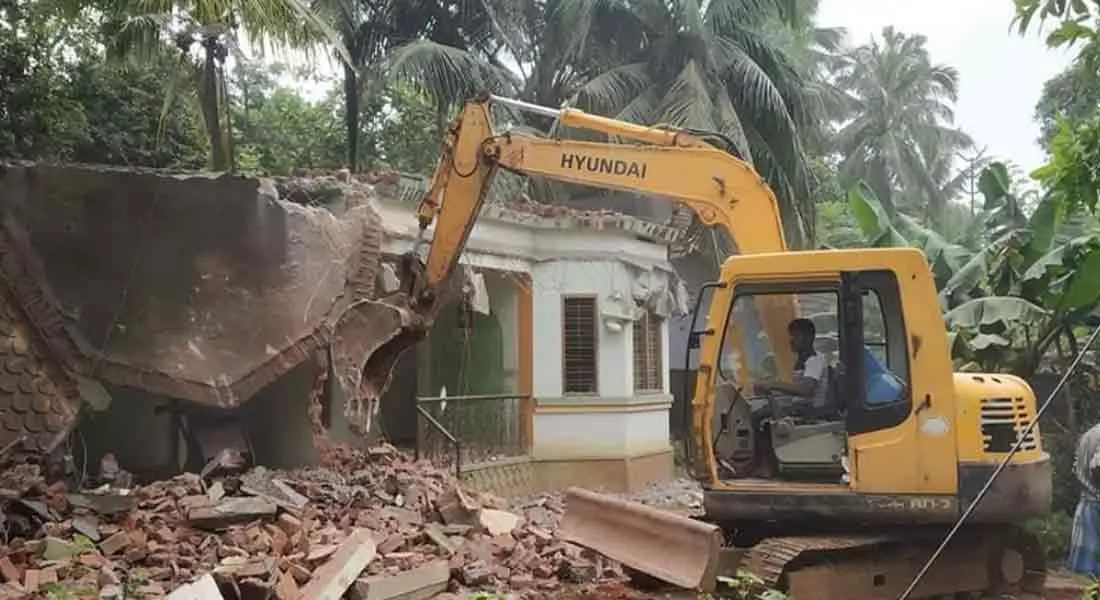  kanyakumari District administration demolished 48 houses