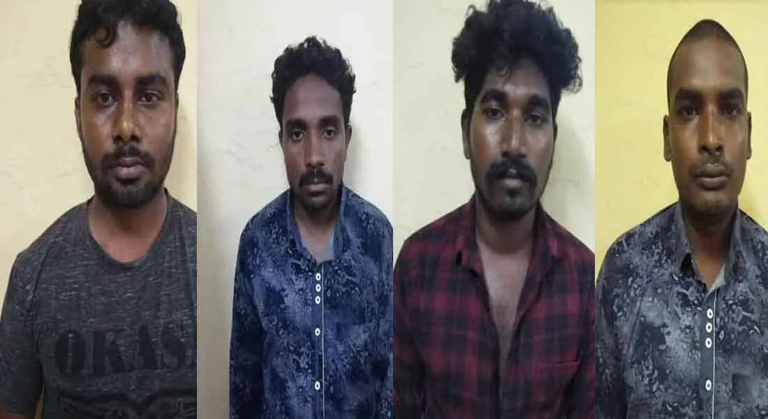 4 people Robbery gang arrested in salem