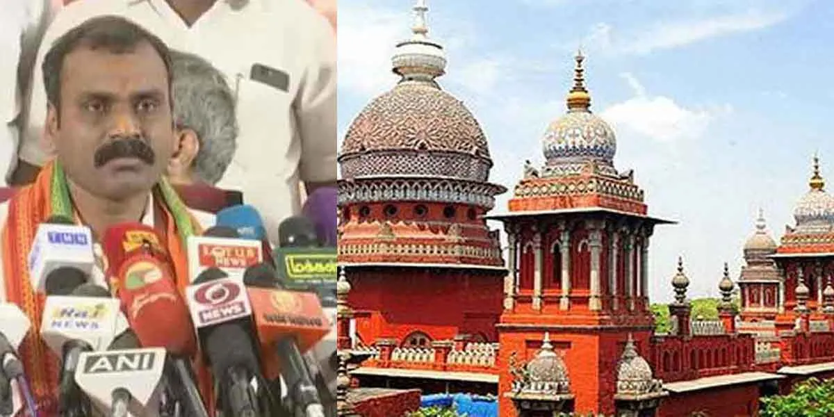 BJP alleges insult to national flag Case against Chairman L. Murugan