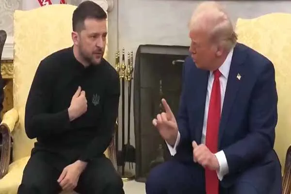 Zelensky Trump argument in White House 
