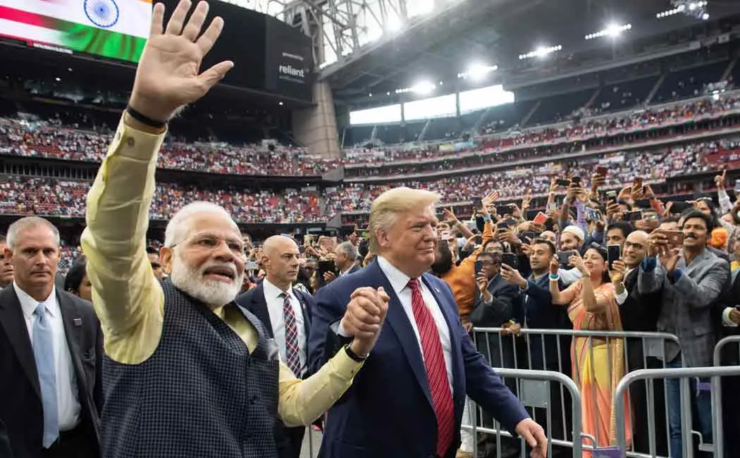 namastey trump and howdy modi 