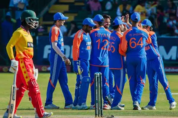 IND vs ZIM: India won the series 4 - 1