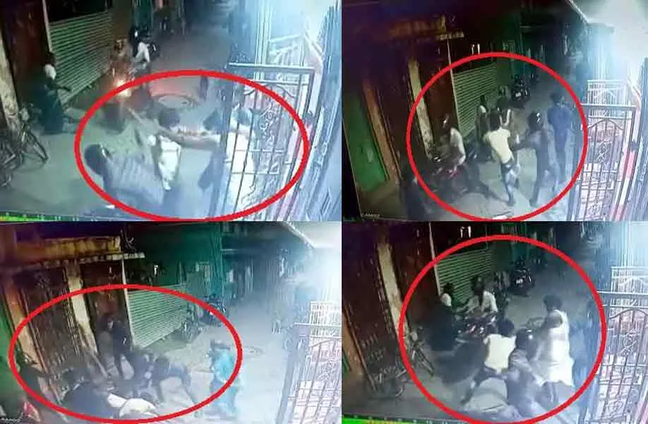 incident in virudhunagar.... cctv footage 
