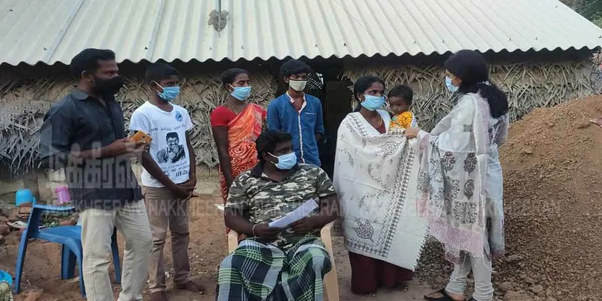 Collector who went in person to help the young man who lost his legs exposed by Nakkheeran- Congratulations to the wife who stood by!