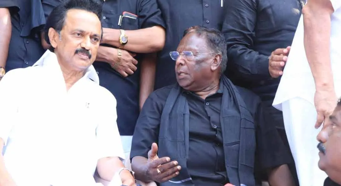 DMK leader MK Stalin interview in puducherry!!