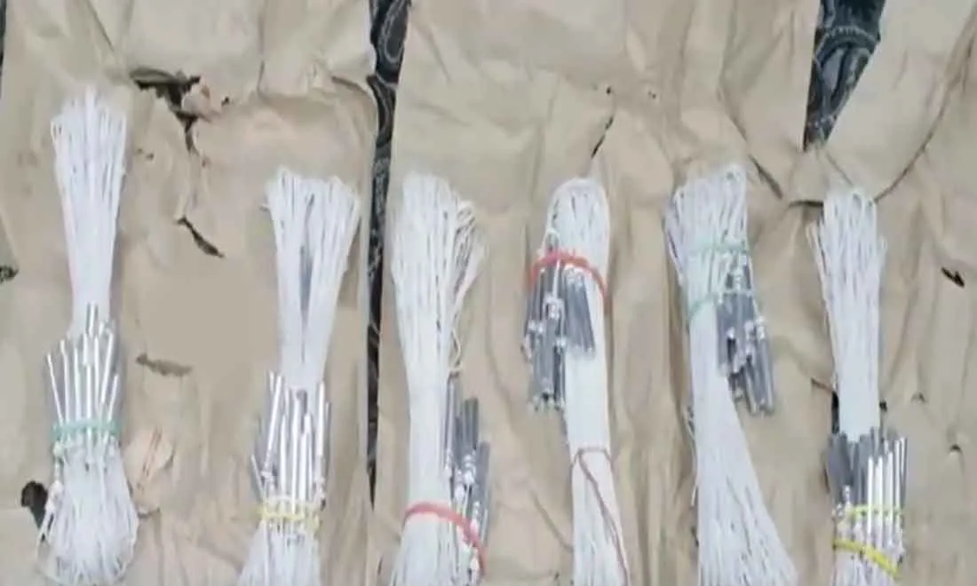  Detonators seized without documents are confiscated