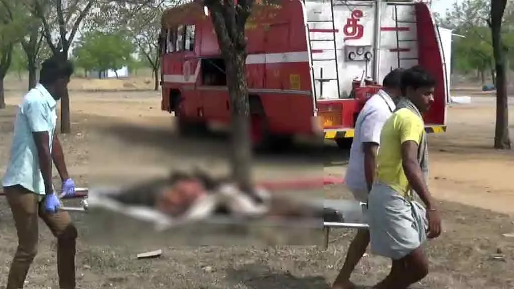  'Risk' for stomach survival! Two killed in crack blast