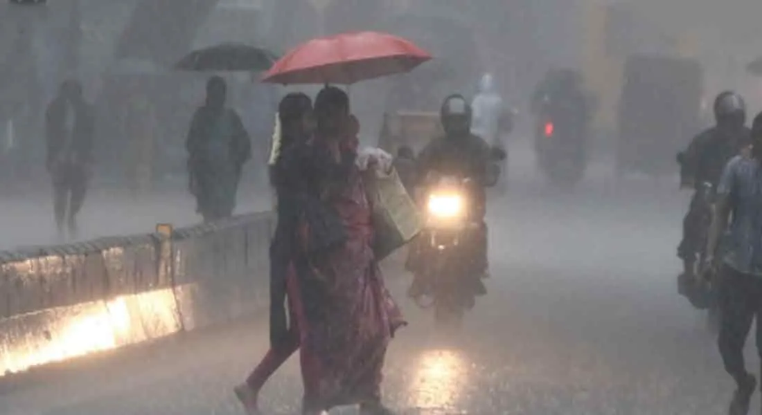  Rainfall in Tamil Nadu; Warning for fishermen