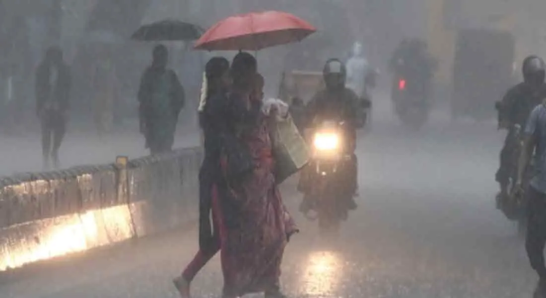  9.6 centimeters of rainfall overnight in Chennai
