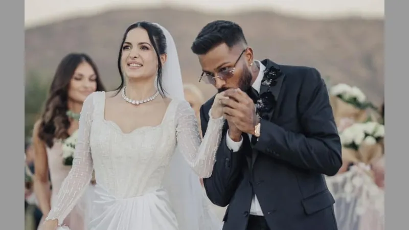 Hardik Pandya and Natasa Stankovic