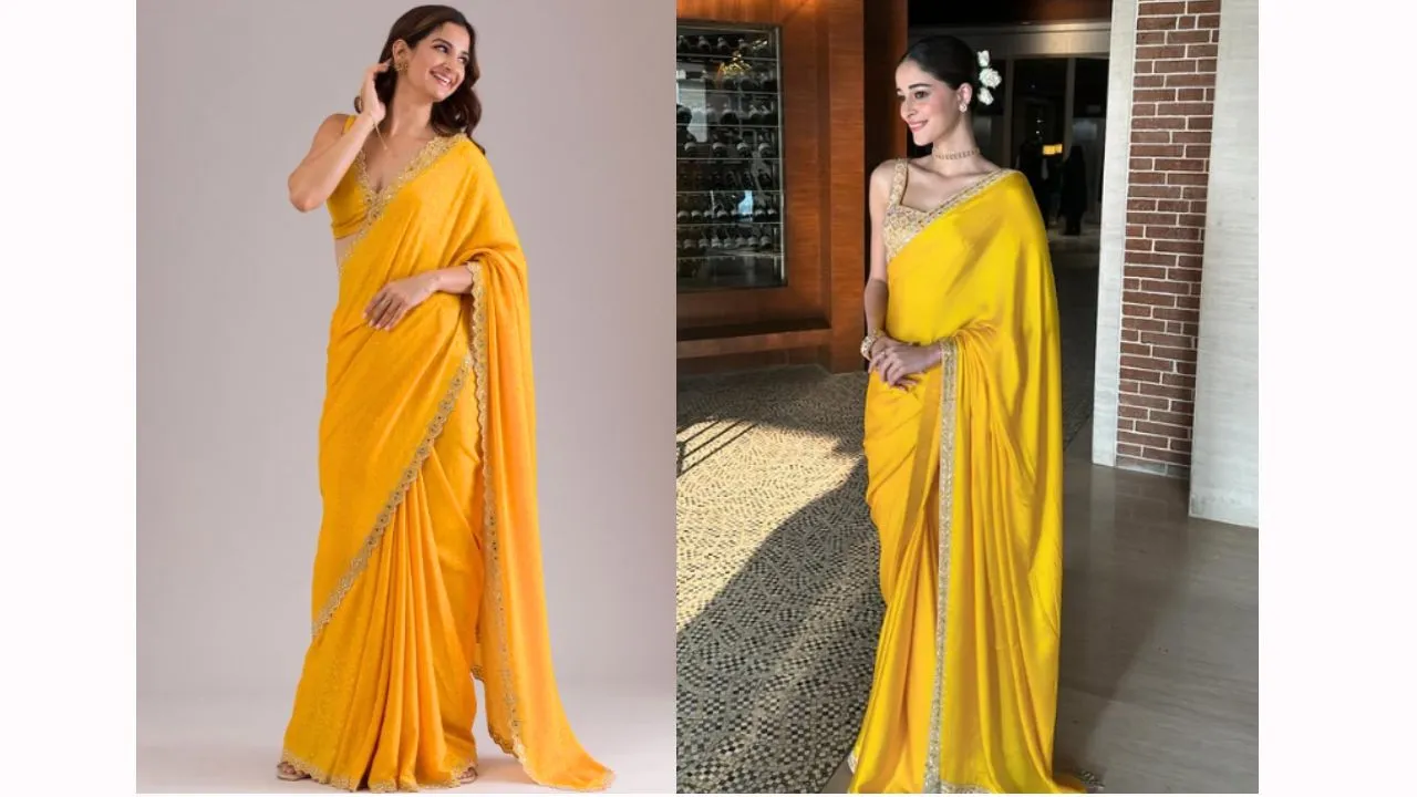 Ananya Pandey Haldi Look